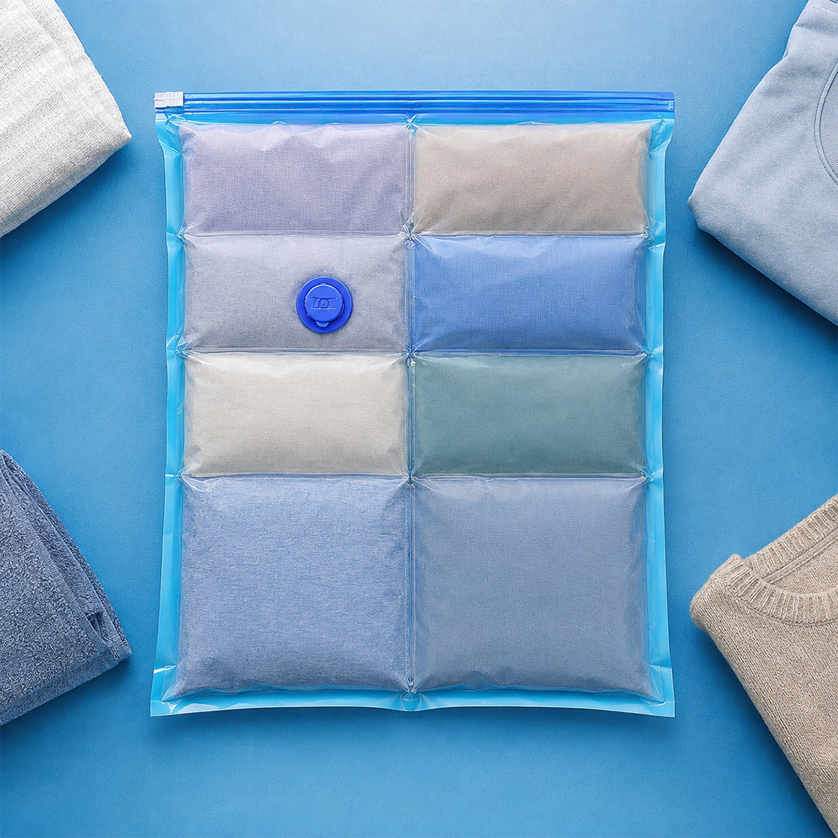 Vacuum Seal Storage Bag – Space-Saving Compression Bag for Clothes & Bedding