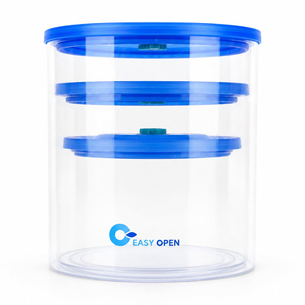 One Click Sealing Storage Container Set – 3 Pieces (Small, Medium, Large)