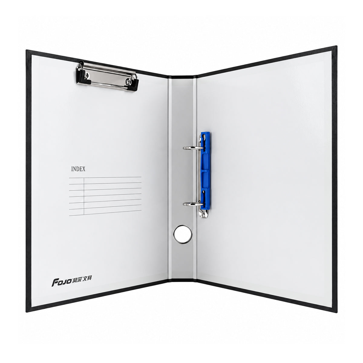 A4 2-in-1 Clipboard & 2D Ring Binder File Folder – Dual Function Document Organizer by The Writershub
