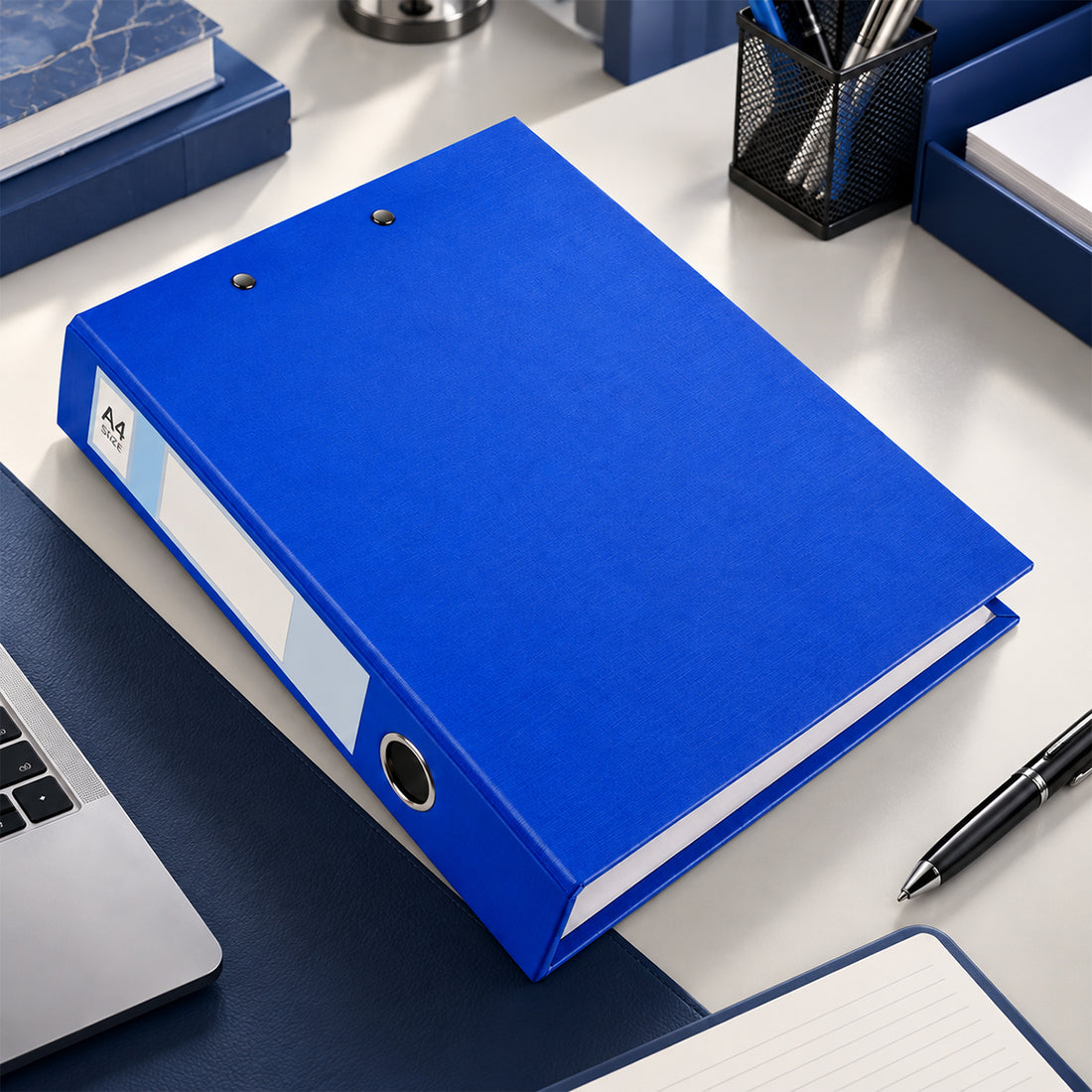 A4 2-in-1 Clipboard & 2D Ring Binder File Folder – Dual Function Document Organizer by The Writershub
