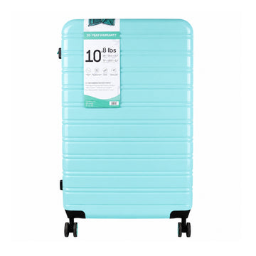 28-Inch Hardside Upright Suitcase – Mint / Teal – Spinner Wheels