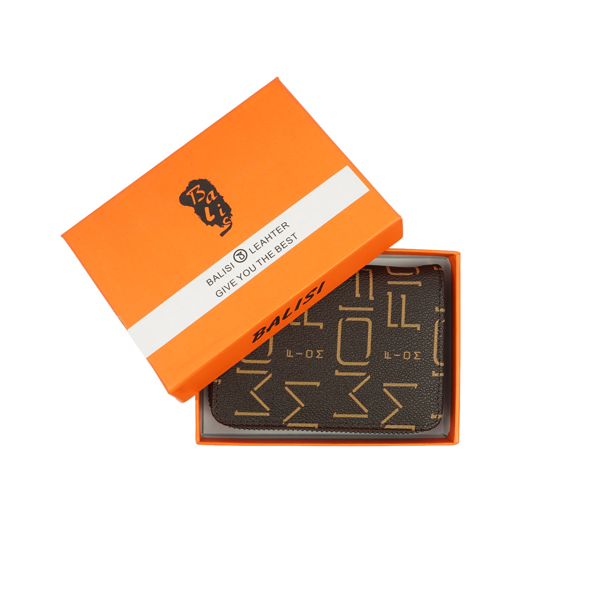 Boweisi 2033-4 Designer Leather Wallet – Dark Brown, 11 Card Slots
