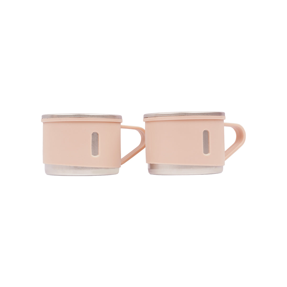 The Writershub Peach Premium Vacuum Flask with 3 Mug Set – 500 ml