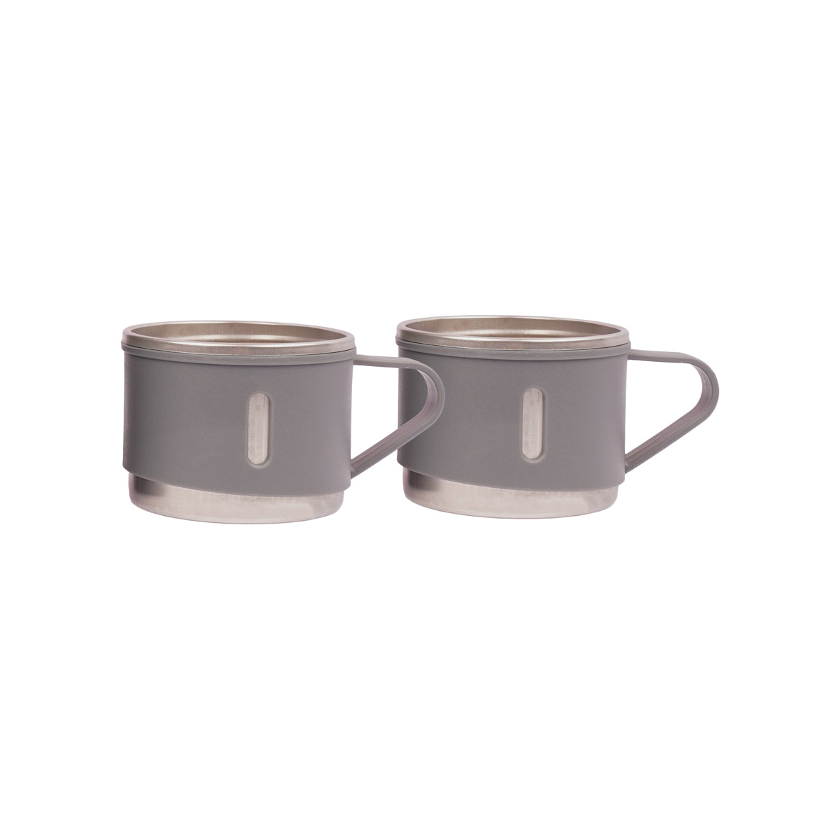 The Writershub Grey Premium Vacuum Flask with 3 Mug Set – 500 ml