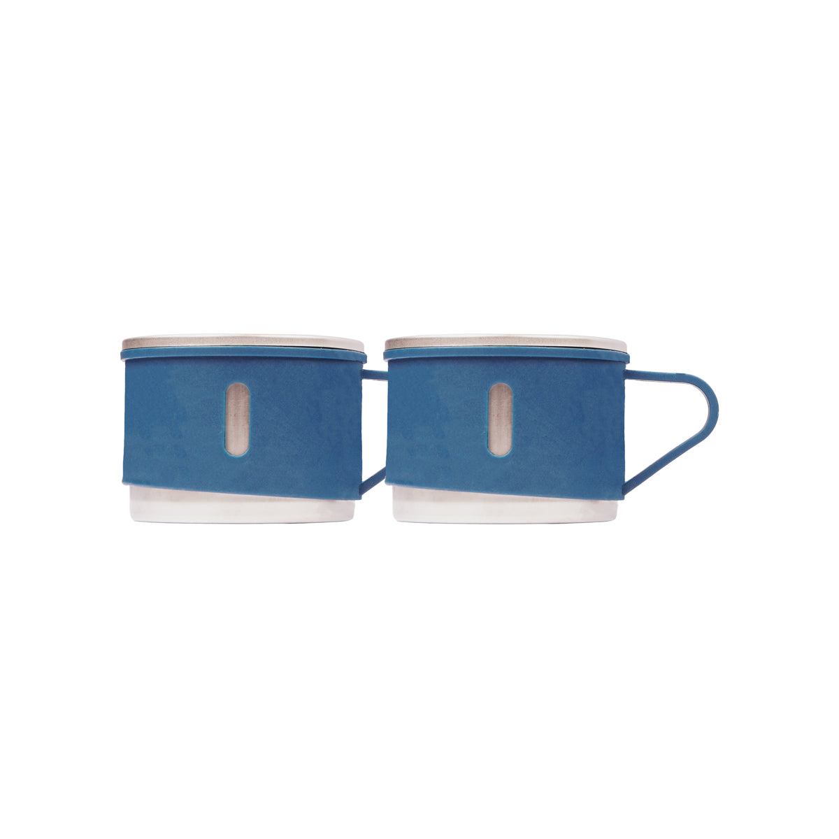 The Writershub Dark Blue Premium Vacuum Flask with 3 Mug Set – 500 ml