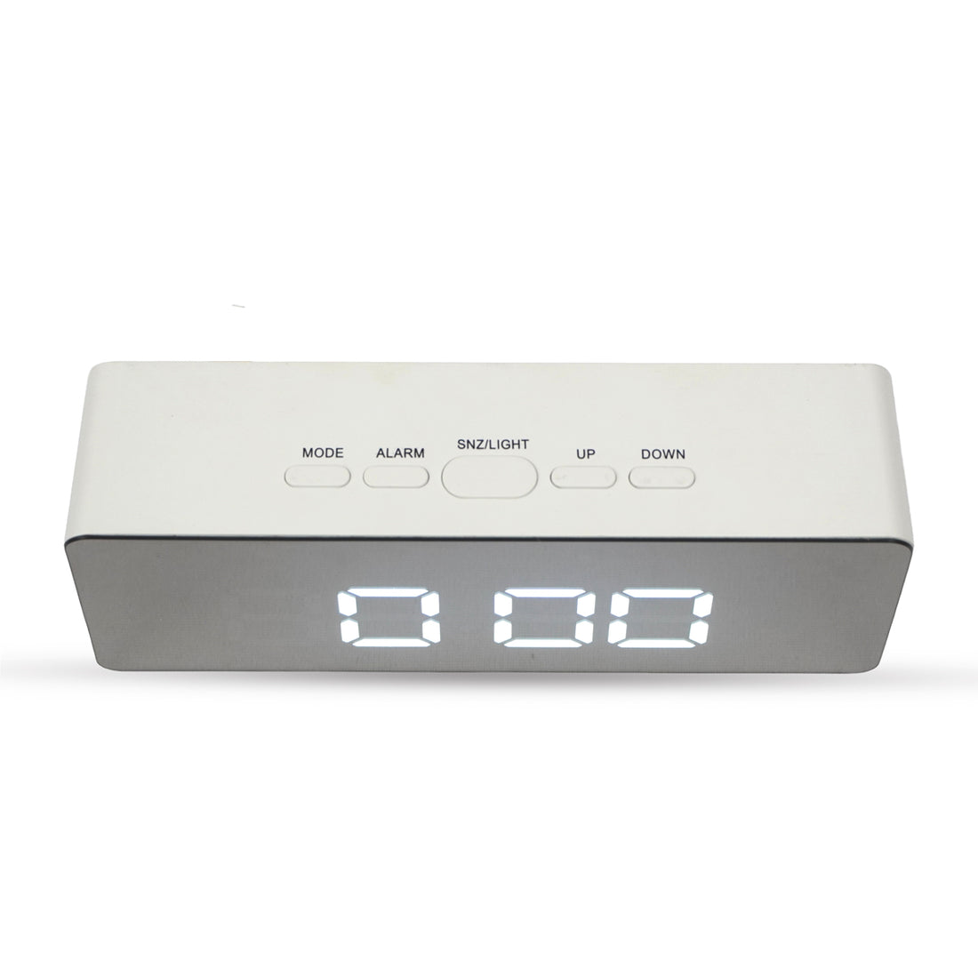 The Writershub LED Mirror Digital Alarm Clock with Temperature Display