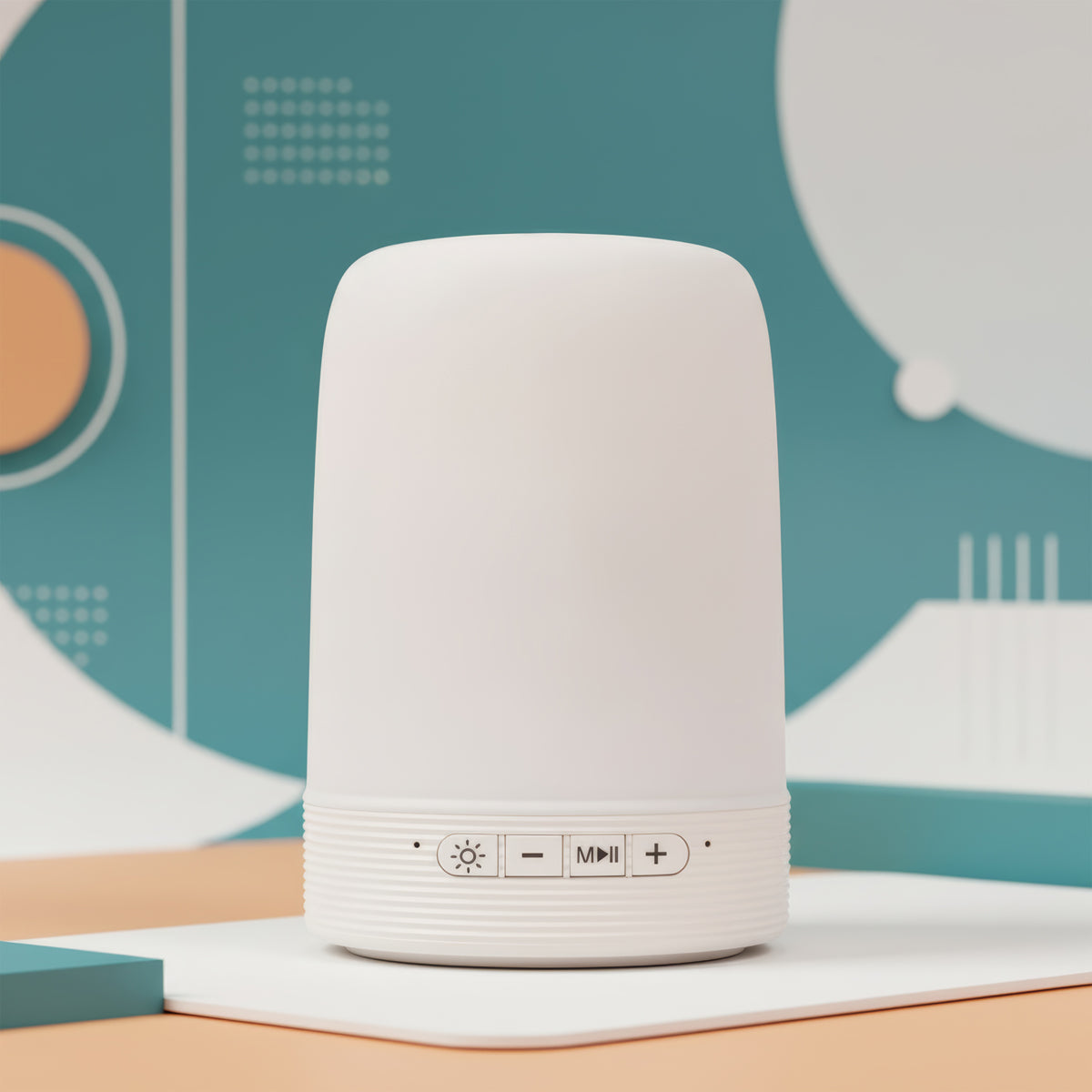 HF Q6S Multifunctional Wireless Speaker with FM, USB & Mobile Stand – White