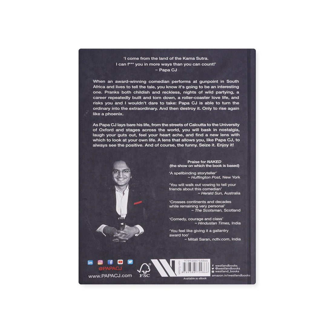 Naked by Papa CJ – Inspiring Paperback Memoir