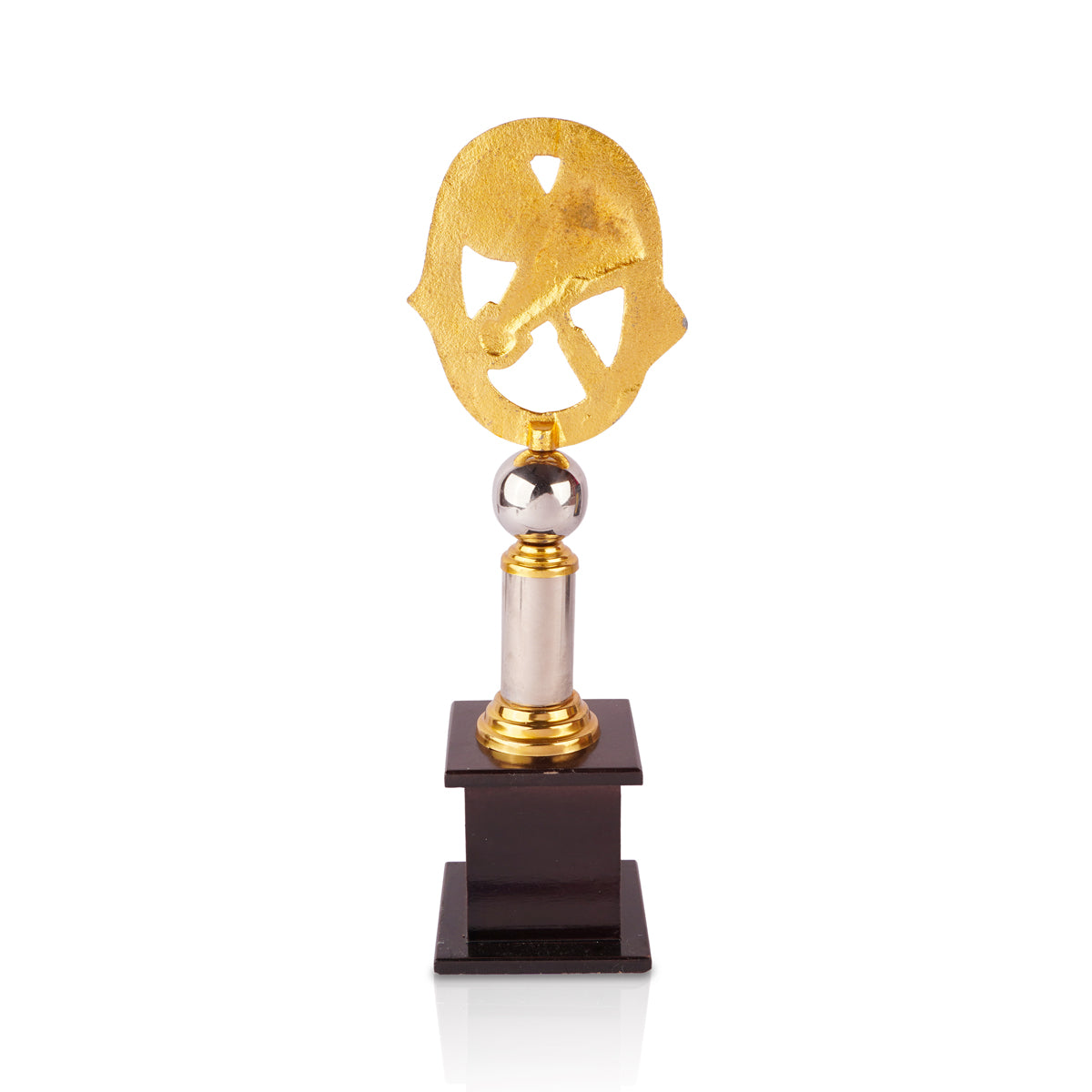 The Writershub Badminton Winner’s Trophy – Premium Gold & Black Award (34 cm)